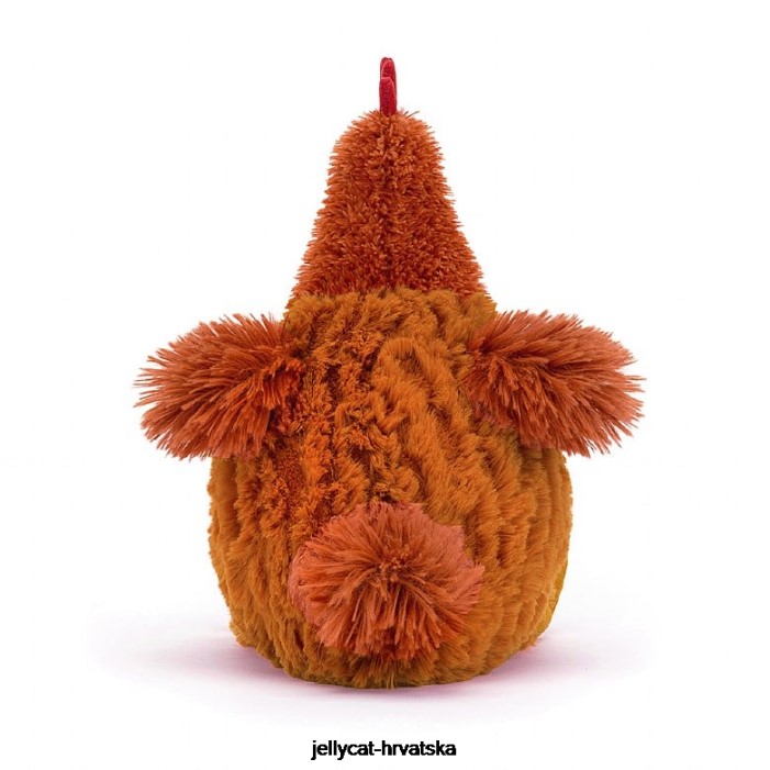 Jellycat cecile piletina smeđa 36 igračka
