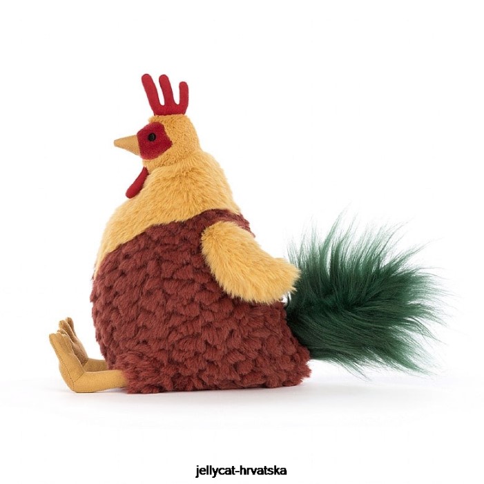 Jellycat cluny cockerel višebojan 378 igračka