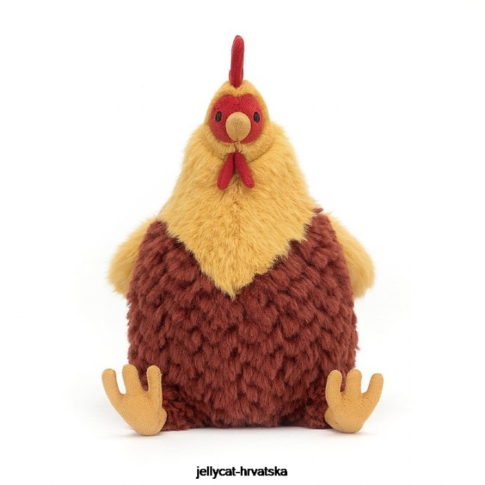 Jellycat cluny cockerel višebojan 378 igračka