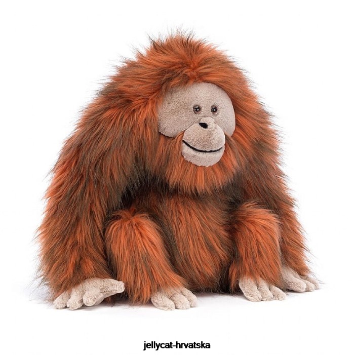 Jellycat oswald orangutan naranča 361 igračka