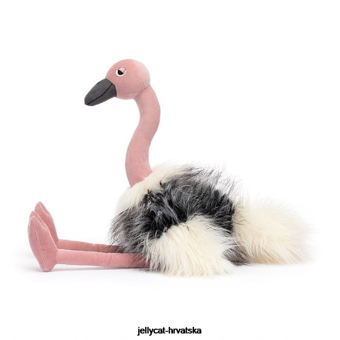 Jellycat ramonda noj siva 441 igračka