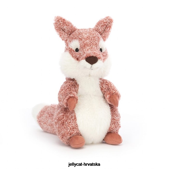 Jellycat ambrozija lisica smeđa i bijela 408 igračka