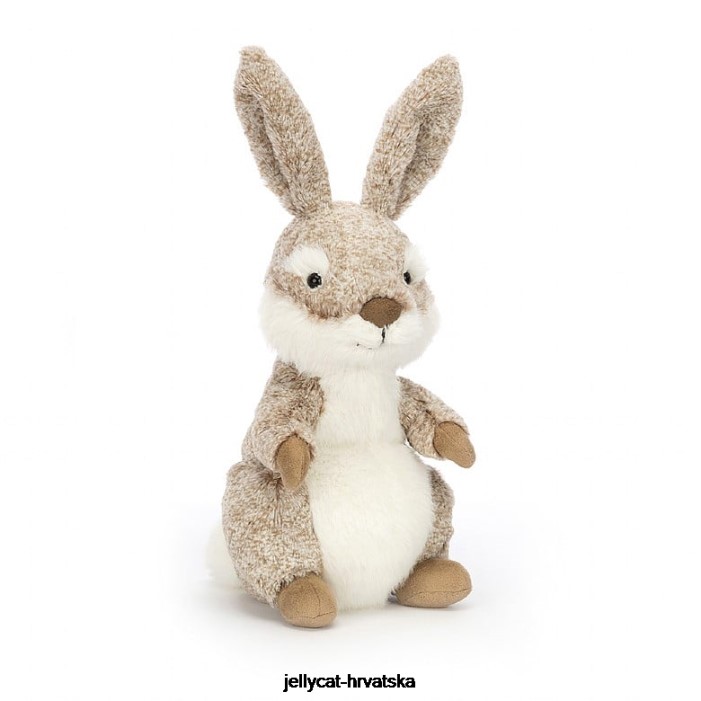 Jellycat ambrozija zec smeđa i bijela 409 igračka