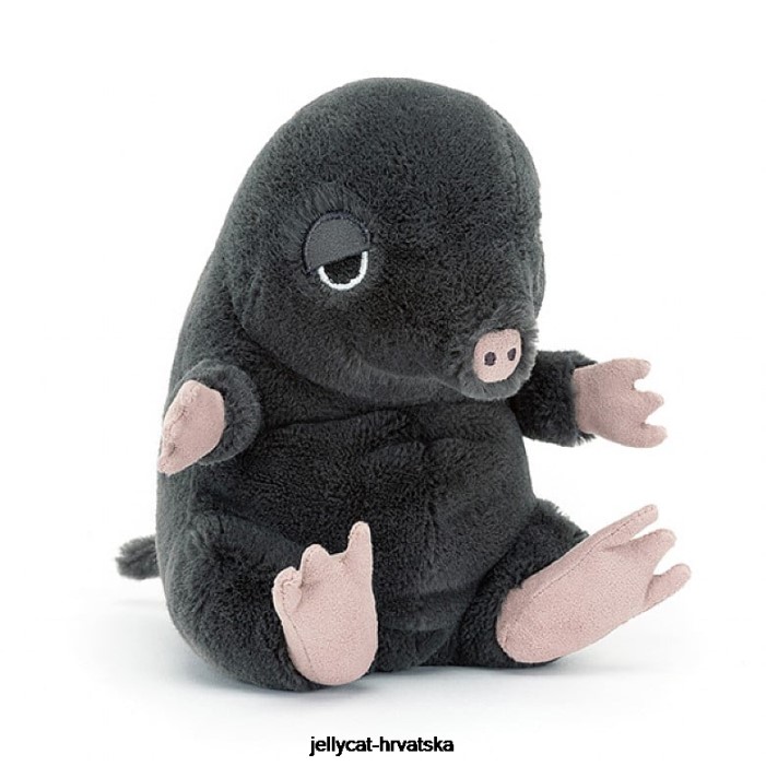 Jellycat cuddlebud morgan krtica crna 621 igračka