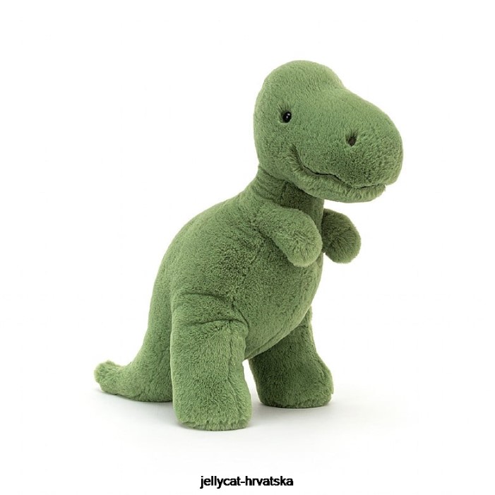 Jellycat fosilno t-rex zelena 495 igračka