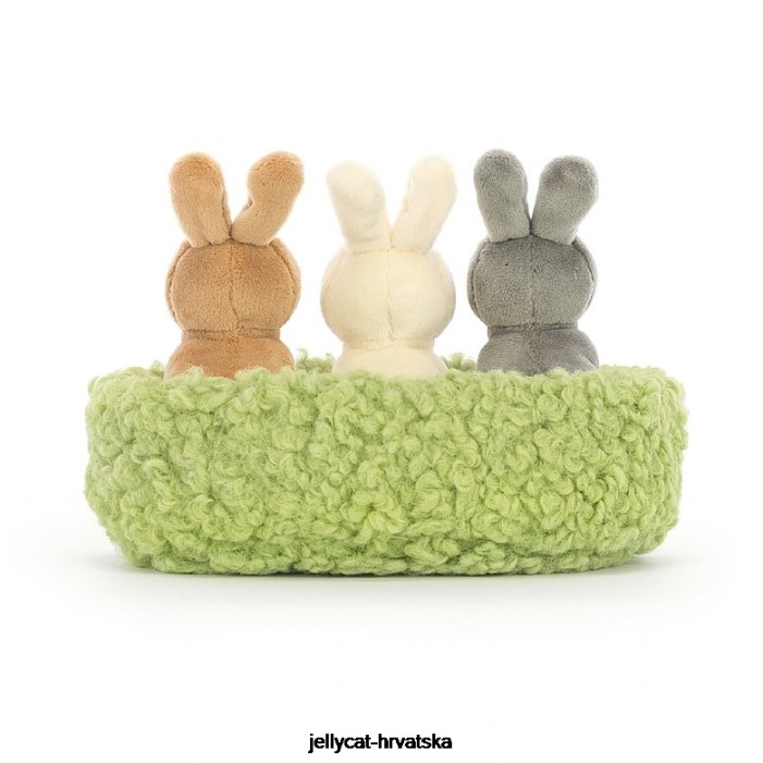 Jellycat gnijezdo zečići višebojni 643 igračka