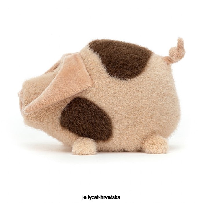 Jellycat higgledy piggledy stara mrlja smeđa i bijela 360 igračka