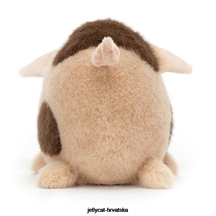 Jellycat higgledy piggledy stara mrlja smeđa i bijela 360 igračka