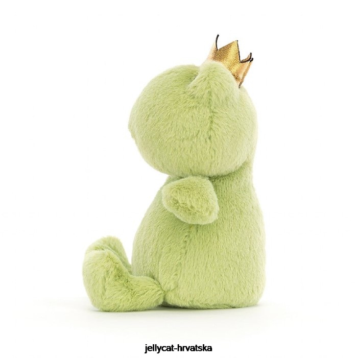 Jellycat kruniti croaker žaba zelena 25 igračka