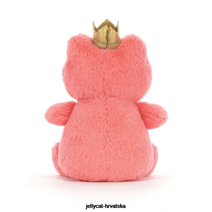 Jellycat kruniti croaker žaba zelena 25 igračka