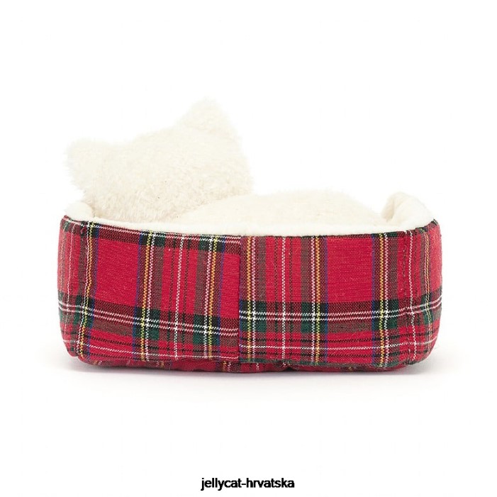 Jellycat napping nipper westie crno-bijeli 289 igračka
