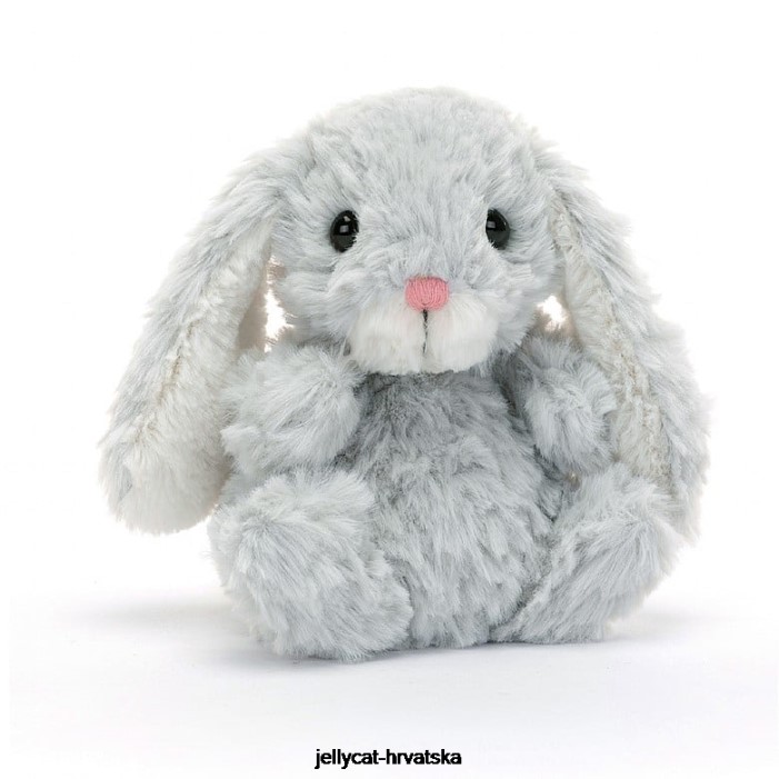Jellycat slatki zeko srebrni 542 igračka
