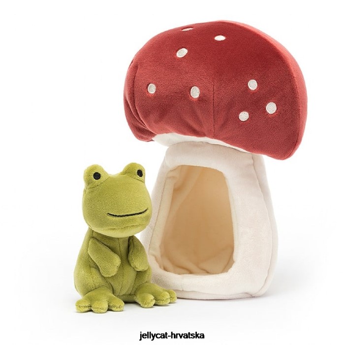 Jellycat šumska fauna žaba zelena 143 igračka
