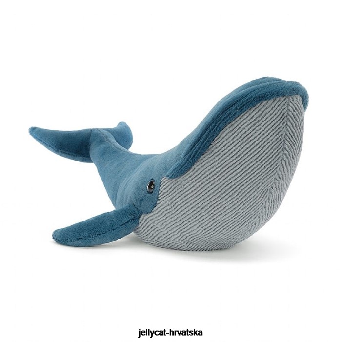 Jellycat gilbert veliki kit plavi 438 igračka