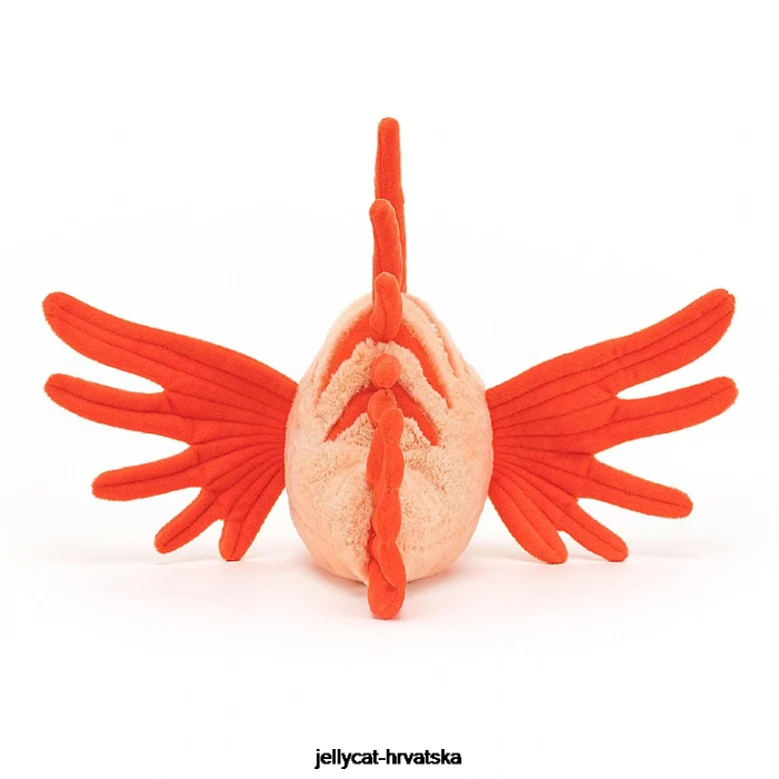 Jellycat lois lionfish crvena 449 igračka