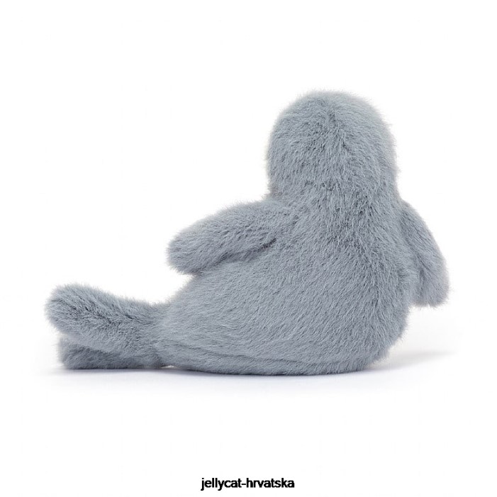 Jellycat nauticool roly poly seal siva i bijela 85 igračka