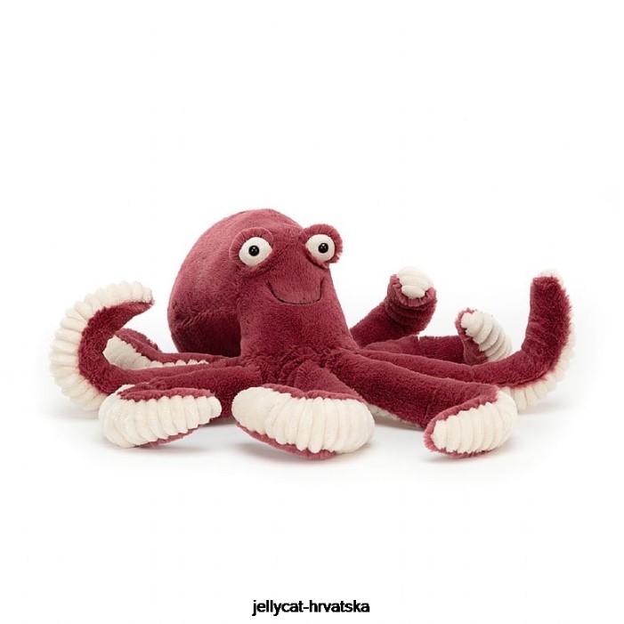 Jellycat obbie hobotnica crvena 391 igračka
