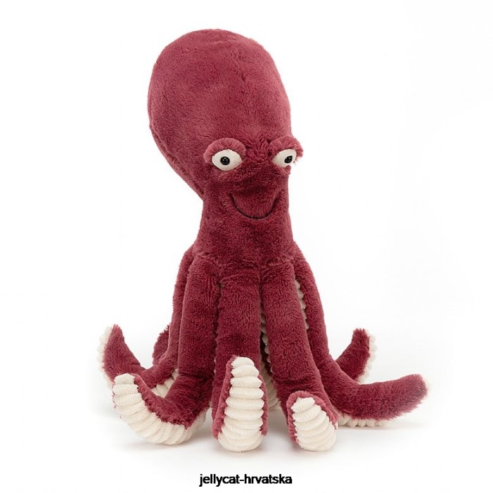 Jellycat obbie hobotnica crvena 391 igračka