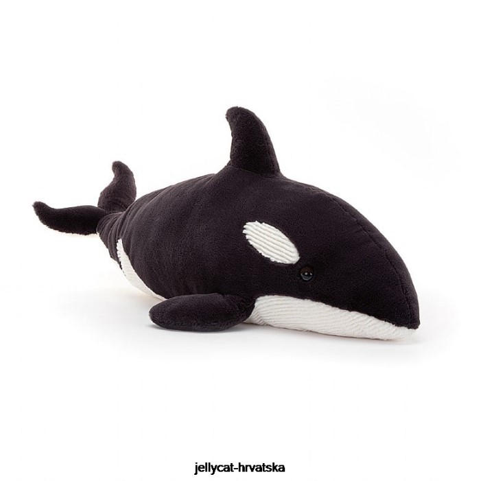 Jellycat ollivander orka crno-bijela 405 igračka