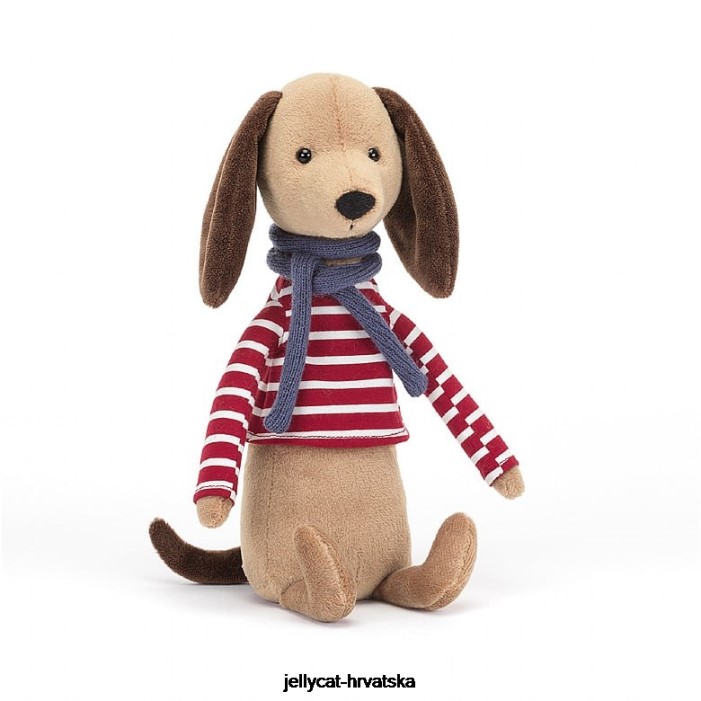 Jellycat beatnik buddy kobasica dog tan 181 igračka