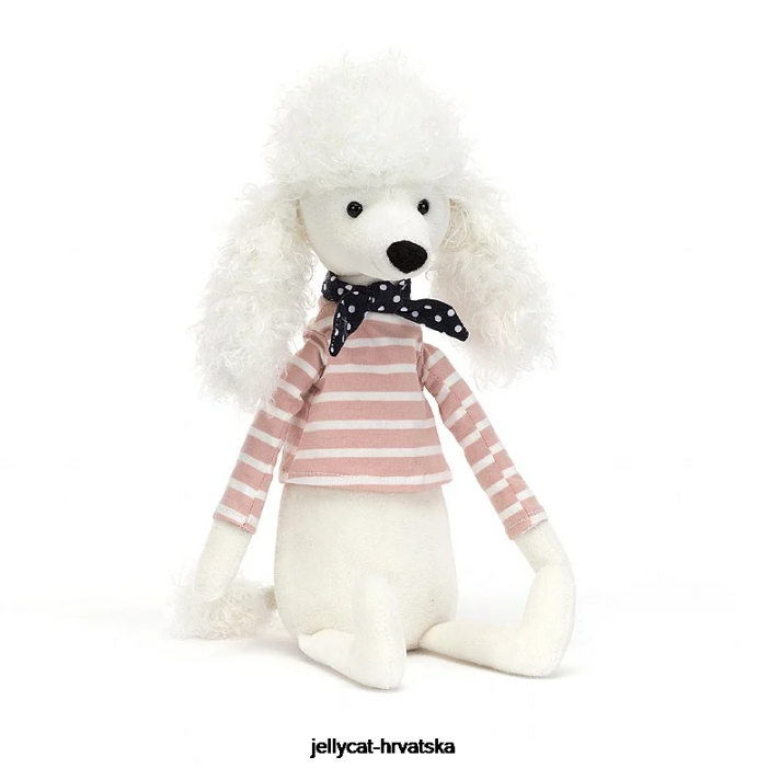 Jellycat beatnik buddy pudlica krema 239 igračka