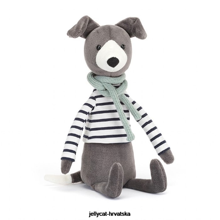 Jellycat beatnik buddy whippit siv 117 igračka