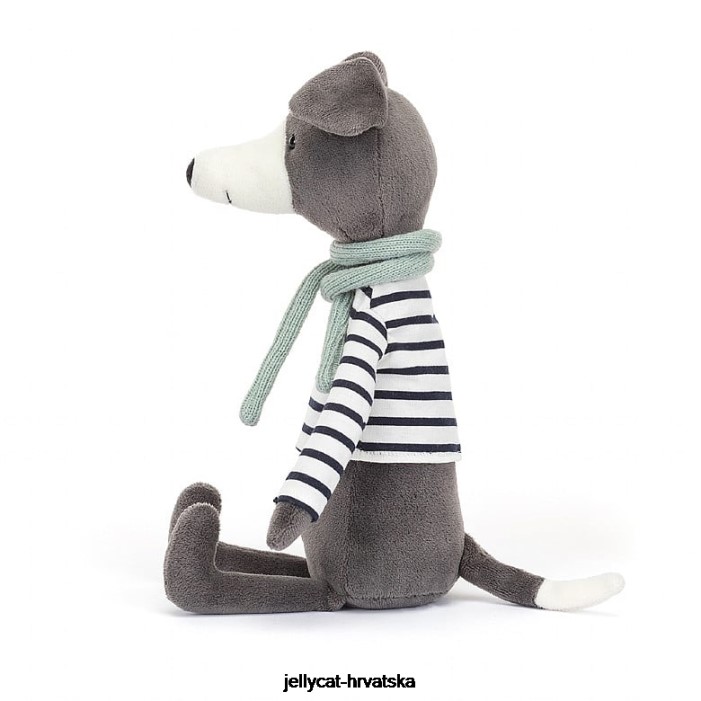 Jellycat beatnik buddy whippit siv 117 igračka