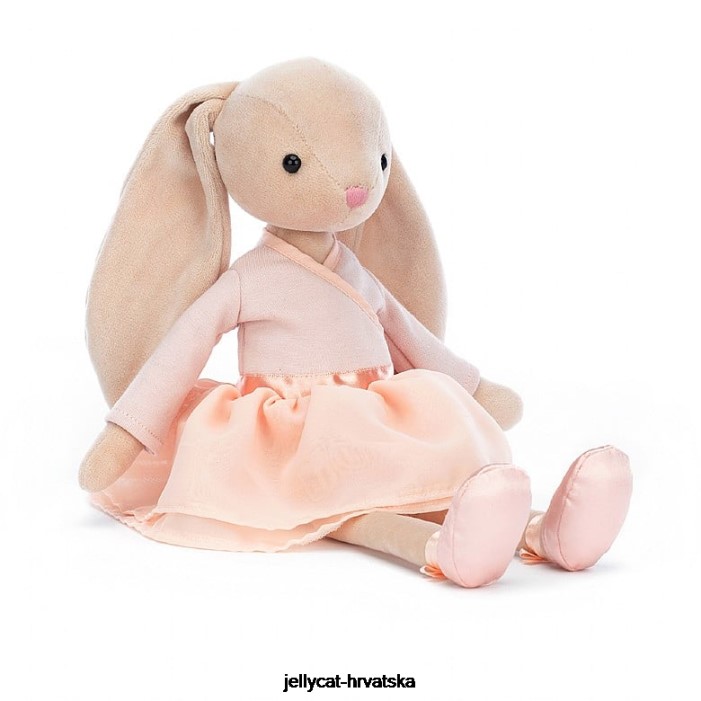 Jellycat lila balerina zeko bež 323 igračka