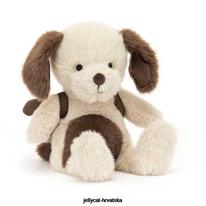 Jellycat ruksak štene smeđe i bijele boje 569 igračka