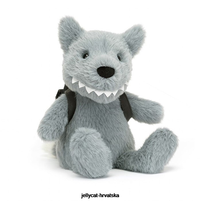 Jellycat ruksak vuk sivi 290 igračka