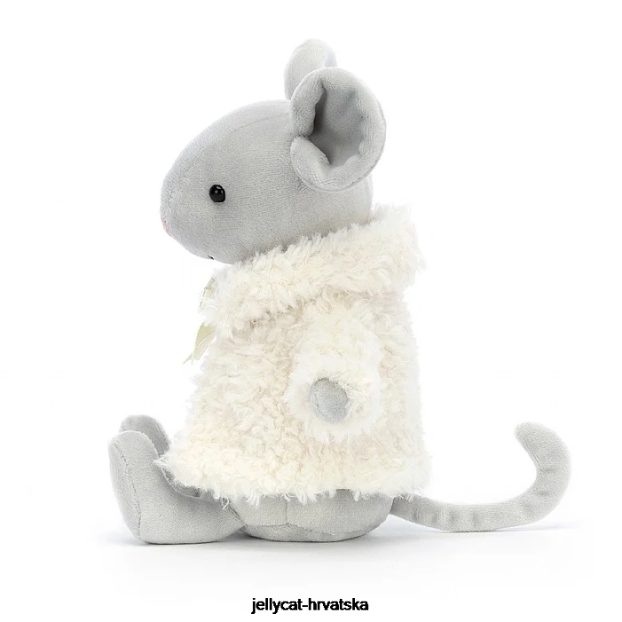 Jellycat udoban kaput mišje sive boje 212 igračka
