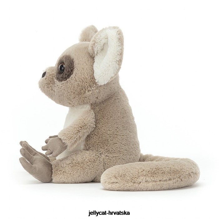 Jellycat bruce bush beba siva 253 igračka