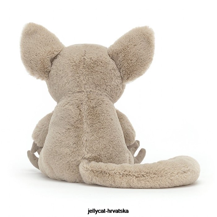 Jellycat bruce bush beba siva 253 igračka