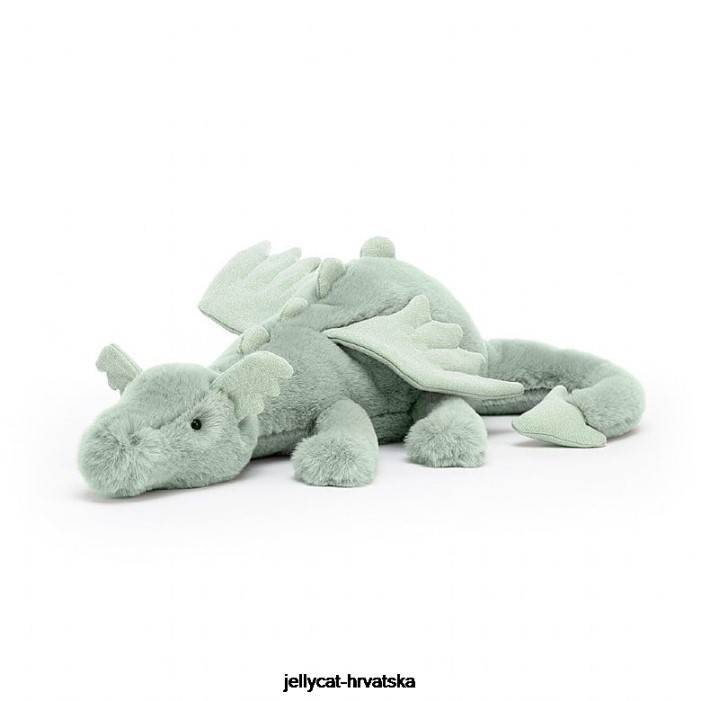 Jellycat kadulja zmaj blijedozelen 585 igračka