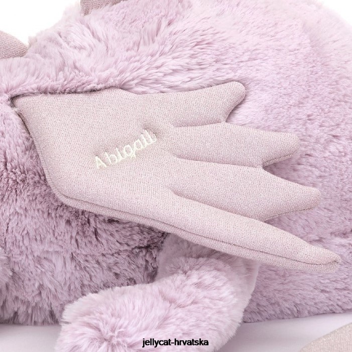 Jellycat personalizirana lavanda dragon ogroman lila 456 igračka