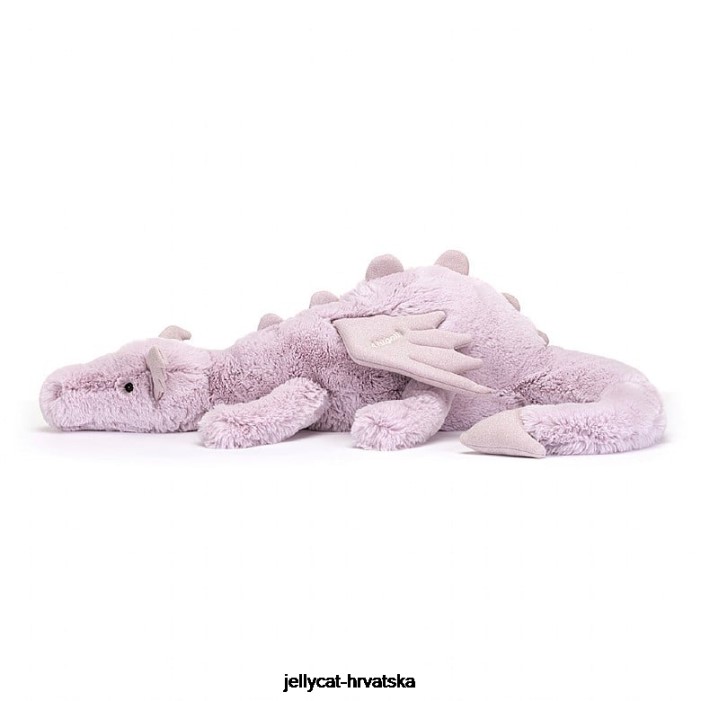 Jellycat personalizirana lavanda dragon ogroman lila 456 igračka