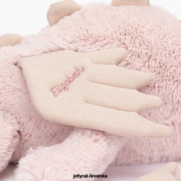 Jellycat personalizirana ruža zmaj ogromna ružičasta 523 igračka