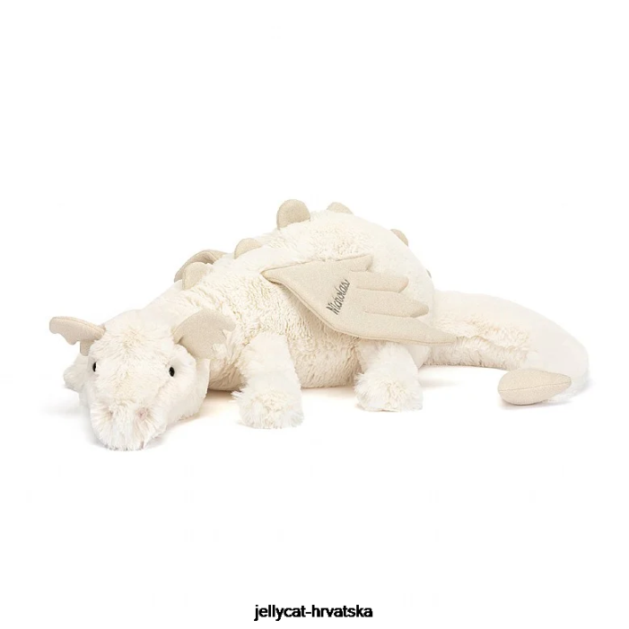 Jellycat personalizirani snježni zmaj ogroman bijeli 570 igračka