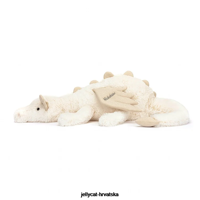 Jellycat personalizirani snježni zmaj ogroman bijeli 570 igračka