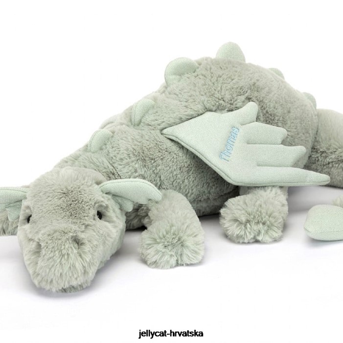 Jellycat personalizirani zmaj kadulje ogroman blijedozelen 646 igračka