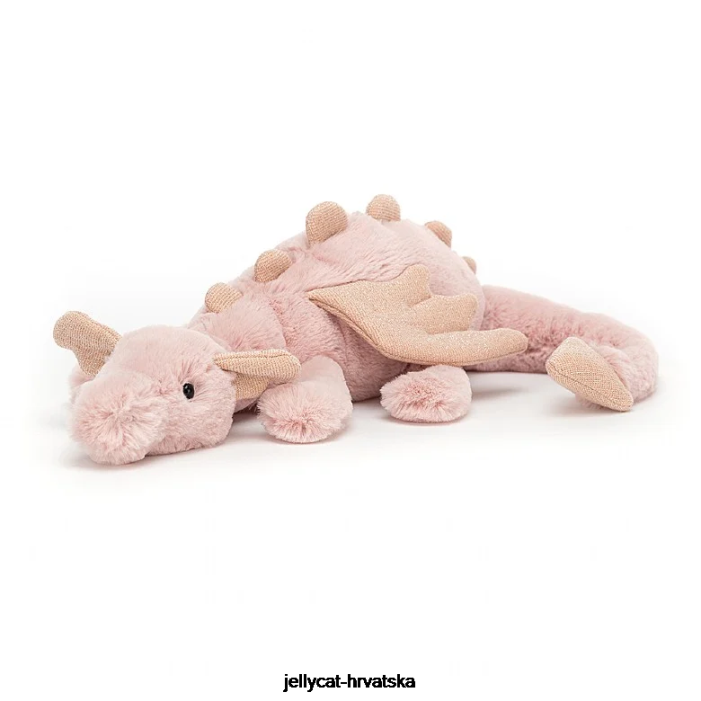Jellycat ruža zmaj ružičasta 106 igračka