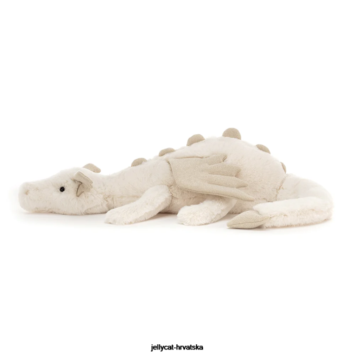 Jellycat snježni zmaj bijeli 51 igračka