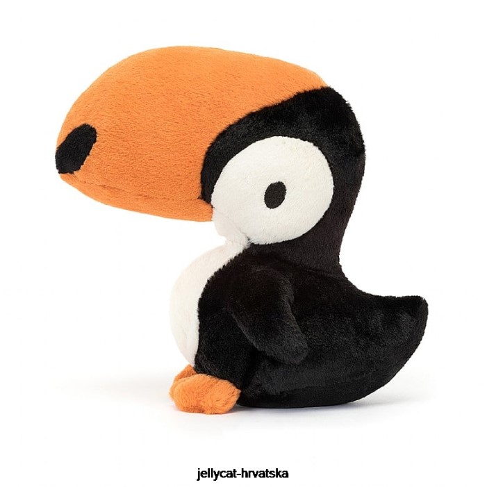 Jellycat bodacious beak tucan crno-bijeli 275 igračka
