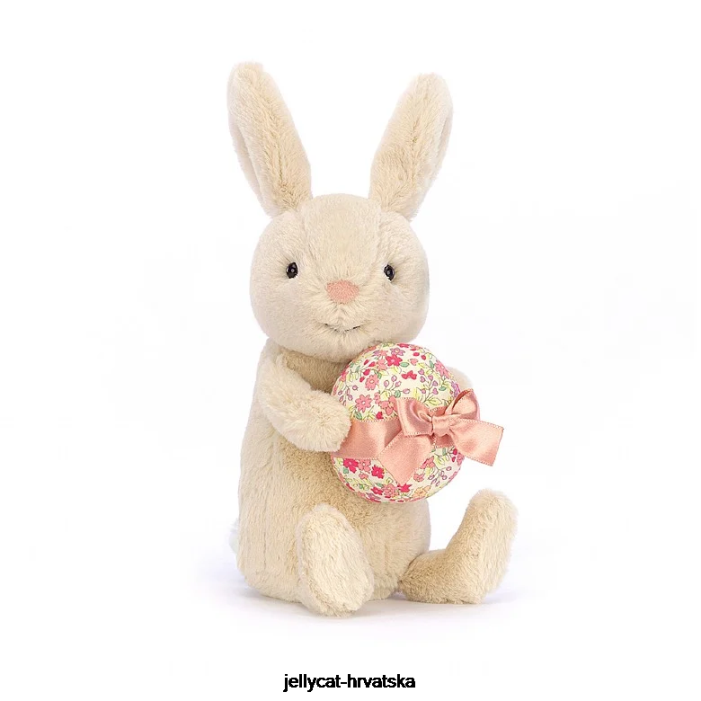 Jellycat bonnie zeko s jajetom bež 482 igračka
