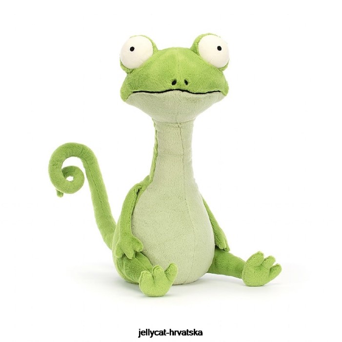 Jellycat caractacus kameleon zelena 518 igračka