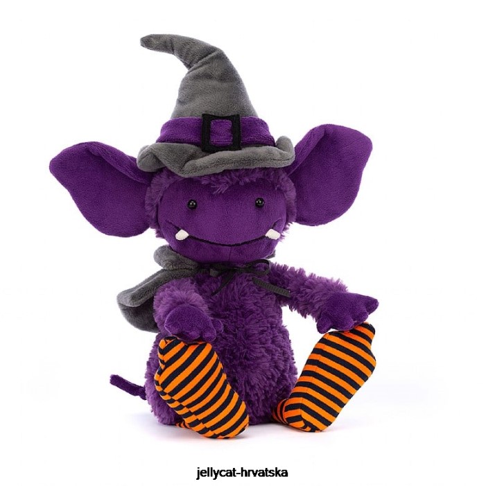 Jellycat sablasna greta gremlin ljubičasta 380 igračka