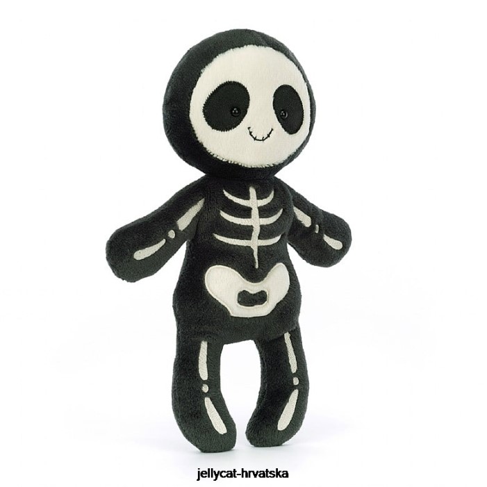 Jellycat skeleton bob crno-bijeli 109 igračka