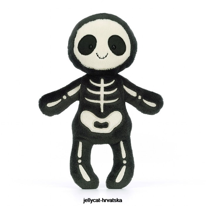 Jellycat skeleton bob crno-bijeli 109 igračka