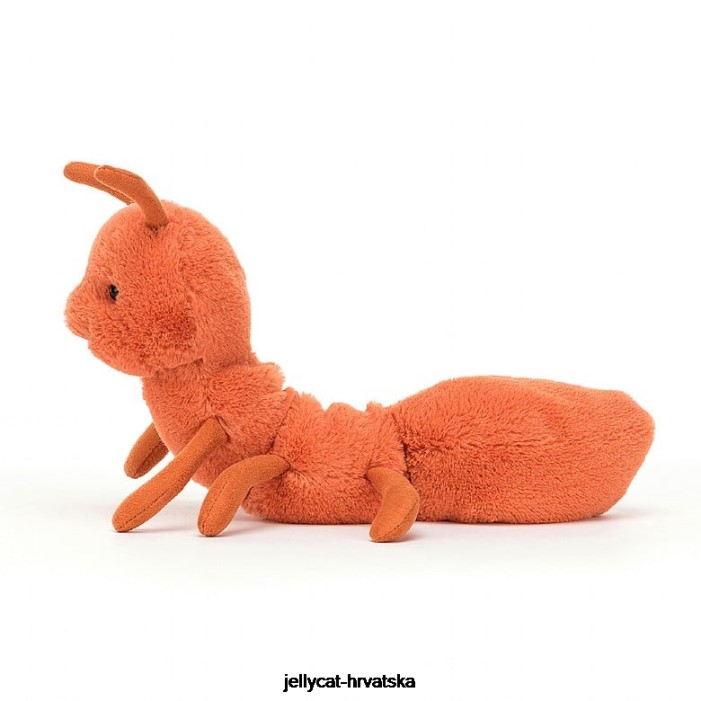 Jellycat vijugav mrav narančasta 297 igračka