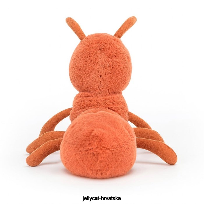 Jellycat vijugav mrav narančasta 297 igračka